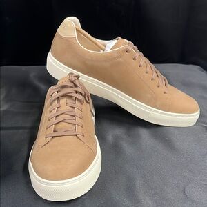 Cole Haan Tan Suede Sneakers